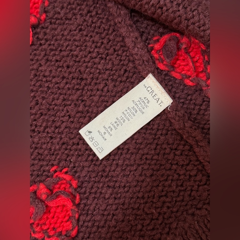 The Great Lodge Sweater - Hearts - size 0 ( XS ) - Picture 8 of 9